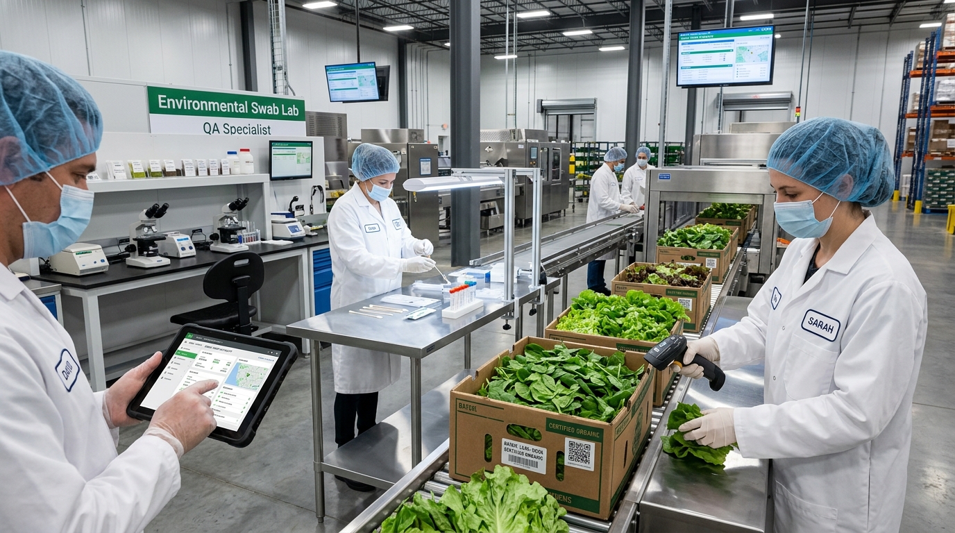 FSMA 204 batch traceability & food contaminant scanning.